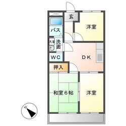 伊勢松本駅 徒歩7分 2階の物件間取画像